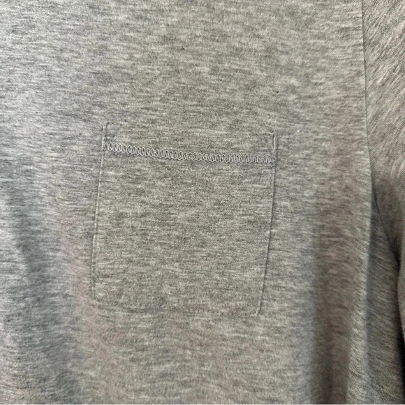 Cuddl Duds Women's Light Gray Long Sleeve Scoop Button Up Neck Top Size XXL GUC - Picture 5 of 7